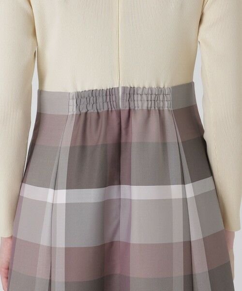 BLUE LABEL / BLACK LABEL CRESTBRIDGE / ブルーレーベル / ブラックレーベル・クレストブリッジ ドレス | クレストブリッジチェックニットコンビドレス | 詳細4
