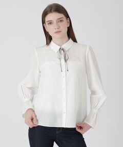 BLUE LABEL / BLACK LABEL CRESTBRIDGE / ブルーレーベル / ブラックレーベル・クレストブリッジ  シャツ・ブラウス | キャンディスリーブブラウス