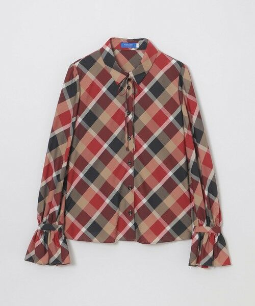 BLUE LABEL / BLACK LABEL CRESTBRIDGE / ブルーレーベル / ブラックレーベル・クレストブリッジ  シャツ・ブラウス | クレストブリッジチェックキャンディスリーブブラウス | 詳細8