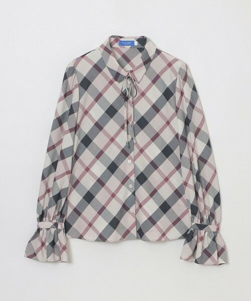 BLUE LABEL / BLACK LABEL CRESTBRIDGE / ブルーレーベル / ブラックレーベル・クレストブリッジ  シャツ・ブラウス | クレストブリッジチェックキャンディスリーブブラウス | 詳細16