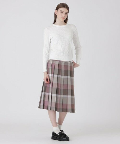 BLUE LABEL / BLACK LABEL CRESTBRIDGE / ブルーレーベル / ブラックレーベル・クレストブリッジ  ニット・セーター | ケーブルニットプルオーバー | 詳細1