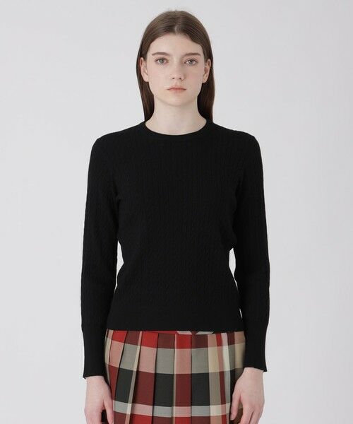 BLUE LABEL / BLACK LABEL CRESTBRIDGE / ブルーレーベル / ブラックレーベル・クレストブリッジ  ニット・セーター | ケーブルニットプルオーバー | 詳細14