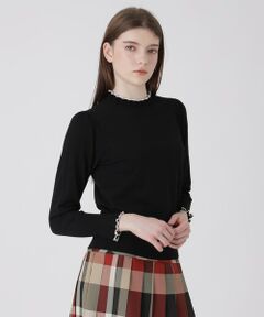 BLUE LABEL / BLACK LABEL CRESTBRIDGE / ブルーレーベル / ブラックレーベル・クレストブリッジ  ニット・セーター | フリルディテールニットプルオーバー