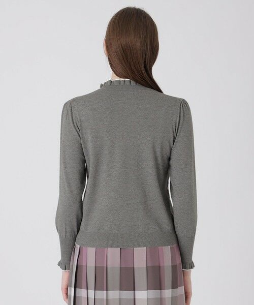 BLUE LABEL / BLACK LABEL CRESTBRIDGE / ブルーレーベル / ブラックレーベル・クレストブリッジ  ニット・セーター | フリルディテールニットプルオーバー | 詳細11