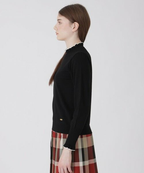 BLUE LABEL / BLACK LABEL CRESTBRIDGE / ブルーレーベル / ブラックレーベル・クレストブリッジ  ニット・セーター | フリルディテールニットプルオーバー | 詳細17