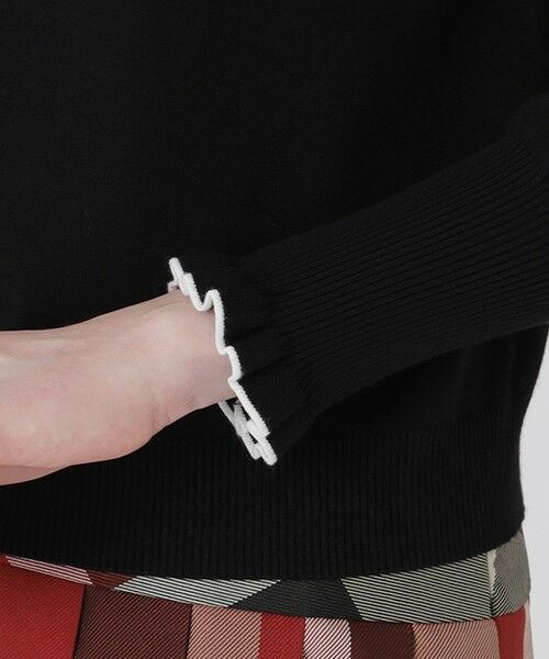 BLUE LABEL / BLACK LABEL CRESTBRIDGE / ブルーレーベル / ブラックレーベル・クレストブリッジ  ニット・セーター | フリルディテールニットプルオーバー | 詳細19
