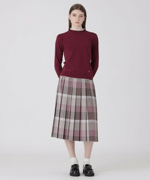 BLUE LABEL / BLACK LABEL CRESTBRIDGE / ブルーレーベル / ブラックレーベル・クレストブリッジ  ニット・セーター | フリルディテールニットプルオーバー | 詳細22