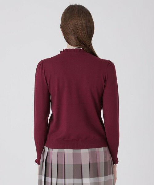 BLUE LABEL / BLACK LABEL CRESTBRIDGE / ブルーレーベル / ブラックレーベル・クレストブリッジ  ニット・セーター | フリルディテールニットプルオーバー | 詳細25