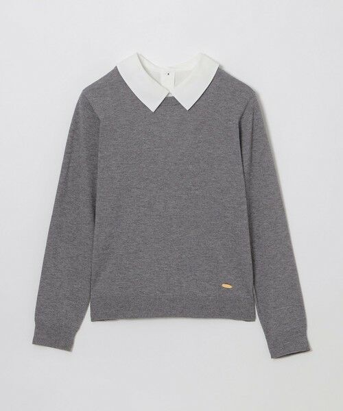 BLUE LABEL / BLACK LABEL CRESTBRIDGE / ブルーレーベル / ブラックレーベル・クレストブリッジ  ニット・セーター | シャツレイヤードドッキングニット | 詳細7