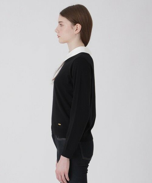 BLUE LABEL / BLACK LABEL CRESTBRIDGE / ブルーレーベル / ブラックレーベル・クレストブリッジ  ニット・セーター | シャツレイヤードドッキングニット | 詳細10