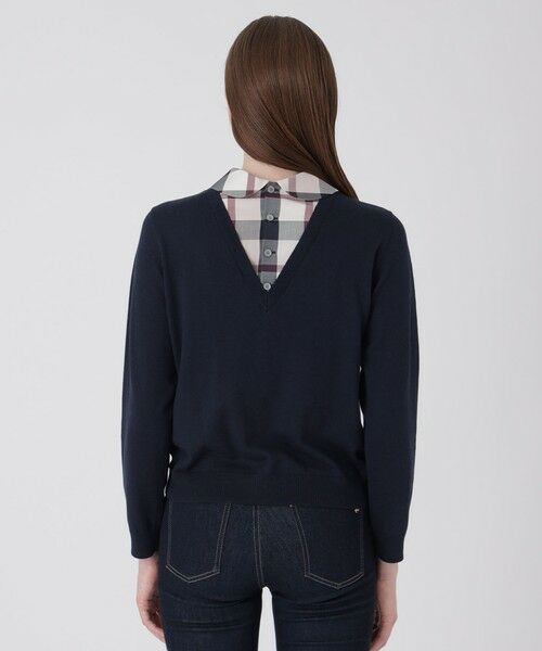 BLUE LABEL / BLACK LABEL CRESTBRIDGE / ブルーレーベル / ブラックレーベル・クレストブリッジ  ニット・セーター | シャツレイヤードドッキングニット | 詳細18