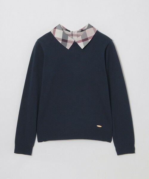BLUE LABEL / BLACK LABEL CRESTBRIDGE / ブルーレーベル / ブラックレーベル・クレストブリッジ  ニット・セーター | シャツレイヤードドッキングニット | 詳細21