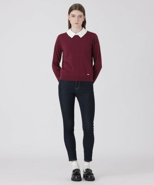 BLUE LABEL / BLACK LABEL CRESTBRIDGE / ブルーレーベル / ブラックレーベル・クレストブリッジ  ニット・セーター | シャツレイヤードドッキングニット | 詳細22