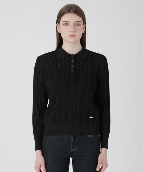 BLUE LABEL / BLACK LABEL CRESTBRIDGE / ブルーレーベル / ブラックレーベル・クレストブリッジ  ニット・セーター | シアーニットトップス | 詳細8