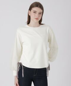 BLUE LABEL / BLACK LABEL CRESTBRIDGE / ブルーレーベル / ブラックレーベル・クレストブリッジ  カットソー | チュールスリーブコンビトップス