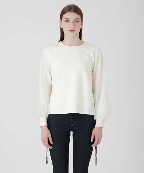 BLUE LABEL / BLACK LABEL CRESTBRIDGE / ブルーレーベル / ブラックレーベル・クレストブリッジ  カットソー | チュールスリーブコンビトップス | 詳細5