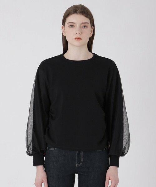 BLUE LABEL / BLACK LABEL CRESTBRIDGE / ブルーレーベル / ブラックレーベル・クレストブリッジ  カットソー | チュールスリーブコンビトップス | 詳細10