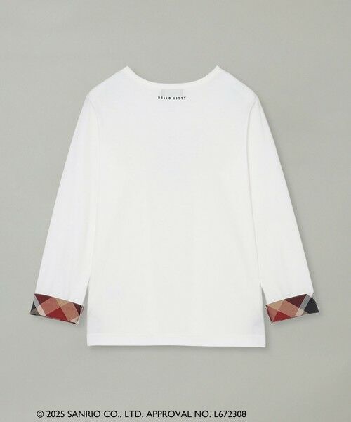 BLUE LABEL / BLACK LABEL CRESTBRIDGE / ブルーレーベル / ブラックレーベル・クレストブリッジ  カットソー | 【予約販売】【ハローキティコラボ】ロングTシャツ | 詳細1