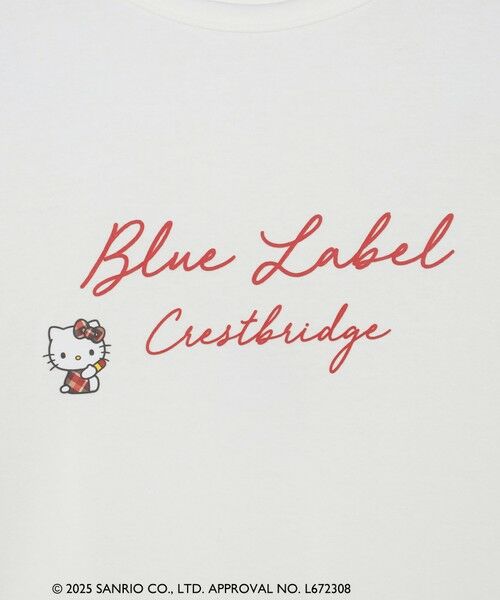 BLUE LABEL / BLACK LABEL CRESTBRIDGE / ブルーレーベル / ブラックレーベル・クレストブリッジ  カットソー | 【予約販売】【ハローキティコラボ】ロングTシャツ | 詳細4