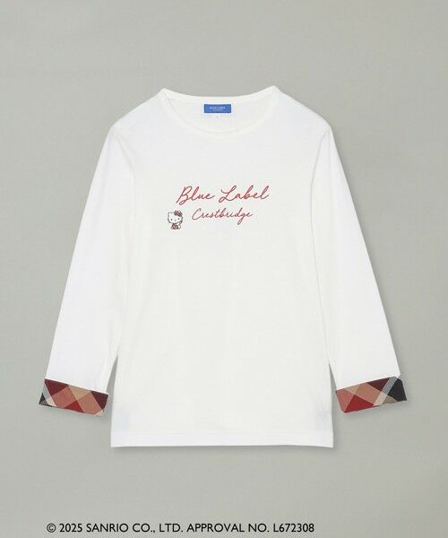 BLUE LABEL / BLACK LABEL CRESTBRIDGE / ブルーレーベル / ブラックレーベル・クレストブリッジ  カットソー | 【予約販売】【ハローキティコラボ】ロングTシャツ | 詳細6