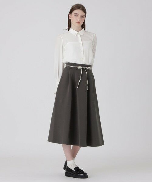 BLUE LABEL / BLACK LABEL CRESTBRIDGE / ブルーレーベル / ブラックレーベル・クレストブリッジ  ミニ・ひざ丈スカート | ダンボールフレアスカート | 詳細1