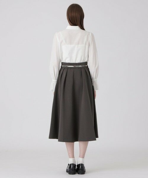 BLUE LABEL / BLACK LABEL CRESTBRIDGE / ブルーレーベル / ブラックレーベル・クレストブリッジ  ミニ・ひざ丈スカート | ダンボールフレアスカート | 詳細3
