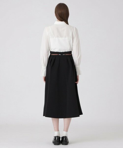 BLUE LABEL / BLACK LABEL CRESTBRIDGE / ブルーレーベル / ブラックレーベル・クレストブリッジ  ミニ・ひざ丈スカート | ダンボールフレアスカート | 詳細11