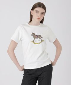 BLUE LABEL / BLACK LABEL CRESTBRIDGE / ブルーレーベル / ブラックレーベル・クレストブリッジ  カットソー | 【一部店舗限定】ロッキンホースTシャツ
