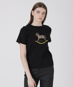 BLUE LABEL / BLACK LABEL CRESTBRIDGE / ブルーレーベル / ブラックレーベル・クレストブリッジ  カットソー | 【一部店舗限定】ロッキンホースTシャツ