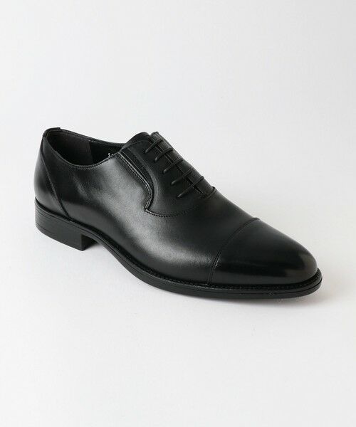 BLUE LABEL / BLACK LABEL CRESTBRIDGE / ブルーレーベル / ブラックレーベル・クレストブリッジ スニーカー | アンティークレザーサイドエラスティックストレートチップ | 詳細1