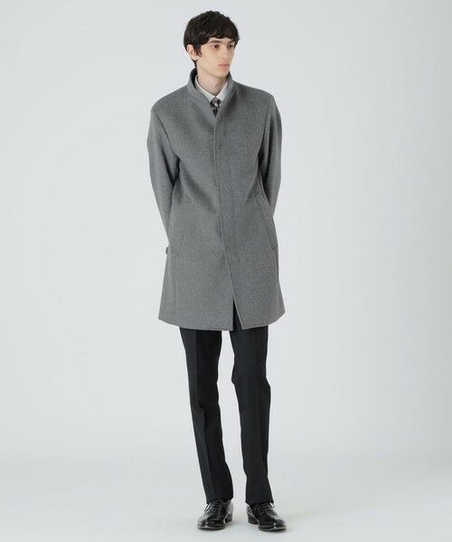 BLUE LABEL / BLACK LABEL CRESTBRIDGE / ブルーレーベル / ブラックレーベル・クレストブリッジ  その他アウター | 【一部店舗限定】ビーバースタンドカラーコート | 詳細1