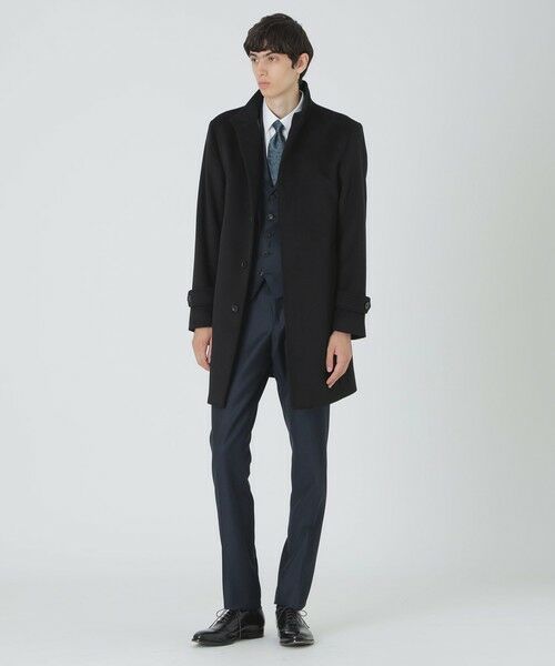 BLUE LABEL / BLACK LABEL CRESTBRIDGE / ブルーレーベル / ブラックレーベル・クレストブリッジ  その他アウター | 【一部店舗限定】ビーバースタンドカラーコート（ブラック）