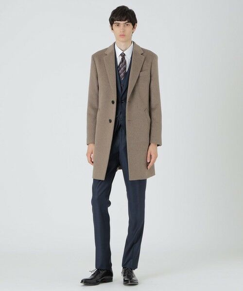 BLUE LABEL / BLACK LABEL CRESTBRIDGE / ブルーレーベル / ブラックレーベル・クレストブリッジ その他アウター | 【一部店舗限定】ビーバーチェスターコート(ベージュ5)