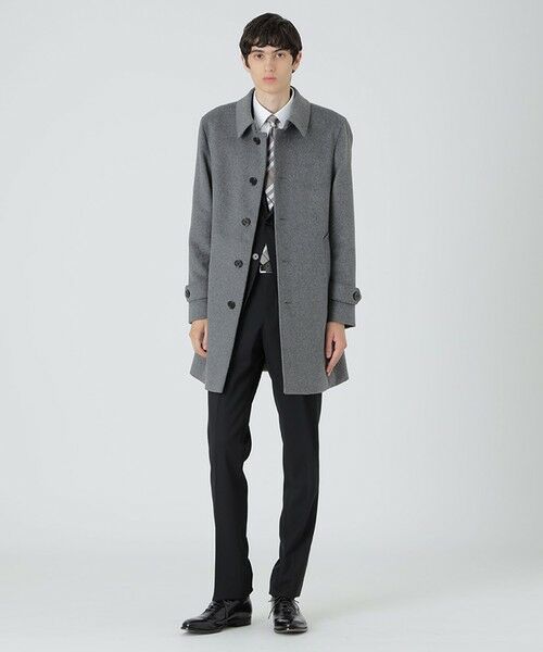 BLUE LABEL / BLACK LABEL CRESTBRIDGE / ブルーレーベル / ブラックレーベル・クレストブリッジ  その他アウター | 【一部店舗限定】ビーバーステンカラーコート（グレー3）