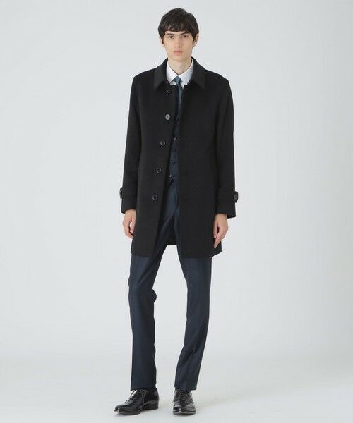 BLUE LABEL / BLACK LABEL CRESTBRIDGE / ブルーレーベル / ブラックレーベル・クレストブリッジ  その他アウター | 【一部店舗限定】ビーバーステンカラーコート（ブラック）