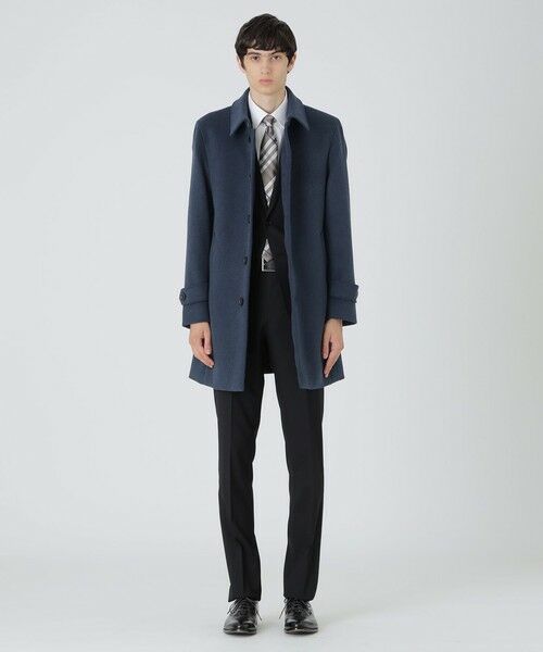 BLUE LABEL / BLACK LABEL CRESTBRIDGE / ブルーレーベル / ブラックレーベル・クレストブリッジ  その他アウター | 【一部店舗限定】ビーバーステンカラーコート（ブルー2）