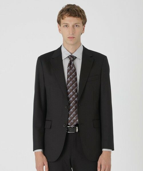 BLUE LABEL / BLACK LABEL CRESTBRIDGE / ブルーレーベル / ブラックレーベル・クレストブリッジ  セットアップ | 【BE FLEX SUIT】シャドーストライプジャケット | 詳細2