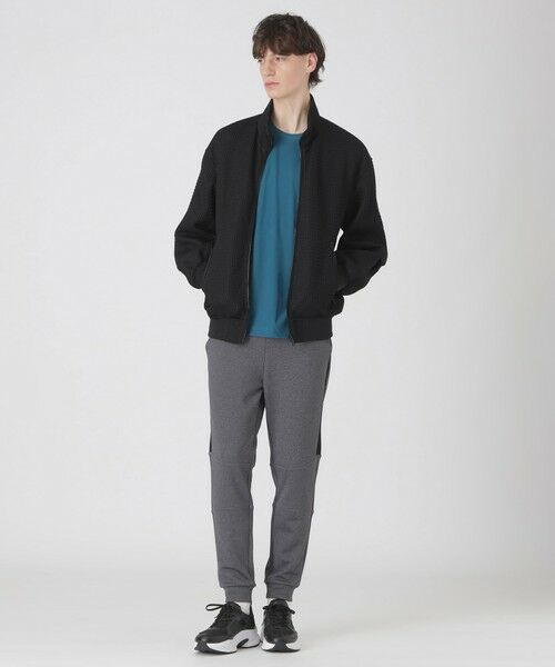 BLUE LABEL / BLACK LABEL CRESTBRIDGE / ブルーレーベル / ブラックレーベル・クレストブリッジ その他アウター | 【BLACK lab.】ダブルラッセルスタンドカラーブルゾン | 詳細1