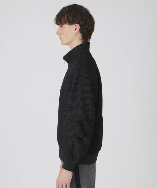 BLUE LABEL / BLACK LABEL CRESTBRIDGE / ブルーレーベル / ブラックレーベル・クレストブリッジ その他アウター | 【BLACK lab.】ダブルラッセルスタンドカラーブルゾン | 詳細3