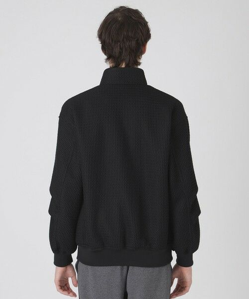 BLUE LABEL / BLACK LABEL CRESTBRIDGE / ブルーレーベル / ブラックレーベル・クレストブリッジ その他アウター | 【BLACK lab.】ダブルラッセルスタンドカラーブルゾン | 詳細4