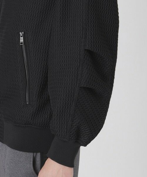 BLUE LABEL / BLACK LABEL CRESTBRIDGE / ブルーレーベル / ブラックレーベル・クレストブリッジ その他アウター | 【BLACK lab.】ダブルラッセルスタンドカラーブルゾン | 詳細5