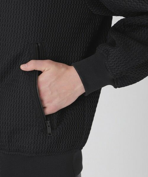 BLUE LABEL / BLACK LABEL CRESTBRIDGE / ブルーレーベル / ブラックレーベル・クレストブリッジ その他アウター | 【BLACK lab.】ダブルラッセルスタンドカラーブルゾン | 詳細6