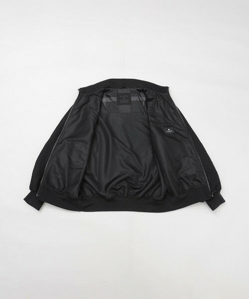 BLUE LABEL / BLACK LABEL CRESTBRIDGE / ブルーレーベル / ブラックレーベル・クレストブリッジ その他アウター | 【BLACK lab.】ダブルラッセルスタンドカラーブルゾン | 詳細7