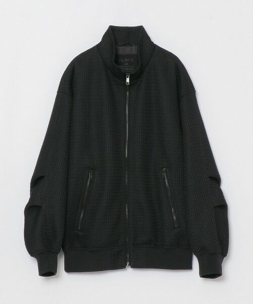 BLUE LABEL / BLACK LABEL CRESTBRIDGE / ブルーレーベル / ブラックレーベル・クレストブリッジ その他アウター | 【BLACK lab.】ダブルラッセルスタンドカラーブルゾン | 詳細8