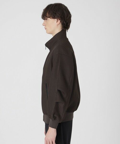 BLUE LABEL / BLACK LABEL CRESTBRIDGE / ブルーレーベル / ブラックレーベル・クレストブリッジ その他アウター | 【BLACK lab.】ダブルラッセルスタンドカラーブルゾン | 詳細11