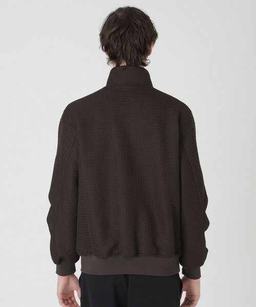 BLUE LABEL / BLACK LABEL CRESTBRIDGE / ブルーレーベル / ブラックレーベル・クレストブリッジ その他アウター | 【BLACK lab.】ダブルラッセルスタンドカラーブルゾン | 詳細12