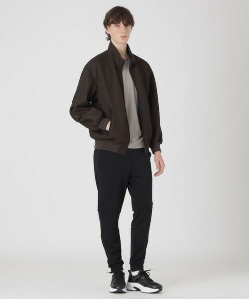 BLUE LABEL / BLACK LABEL CRESTBRIDGE / ブルーレーベル / ブラックレーベル・クレストブリッジ その他アウター | 【BLACK lab.】ダブルラッセルスタンドカラーブルゾン | 詳細9