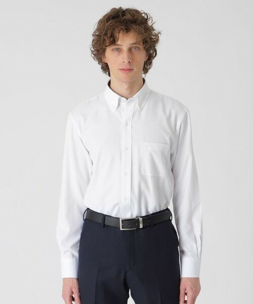 BLUE LABEL / BLACK LABEL CRESTBRIDGE / ブルーレーベル / ブラックレーベル・クレストブリッジ  シャツ・ブラウス | 【一部店舗限定】シャドーストライプボタンダウンシャツ | 詳細1