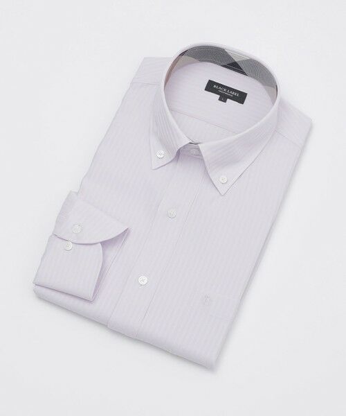 BLUE LABEL / BLACK LABEL CRESTBRIDGE / ブルーレーベル / ブラックレーベル・クレストブリッジ  シャツ・ブラウス | 【一部店舗限定】シャドーストライプボタンダウンシャツ（パープル3）