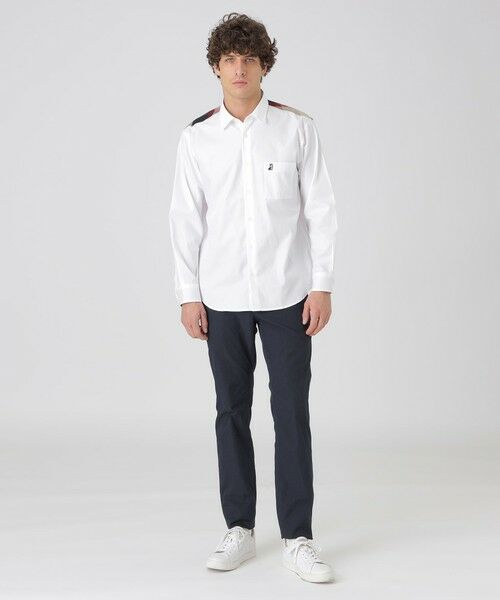 BLUE LABEL / BLACK LABEL CRESTBRIDGE / ブルーレーベル / ブラックレーベル・クレストブリッジ  シャツ・ブラウス | 【一部店舗限定】コーギーエンブロイダリーショルダーチェックシャツ | 詳細1